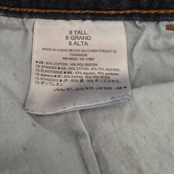 Old Navy Woman's Mid Rise Rockstar Jeans Size 8 Tall - Picture 4 of 7